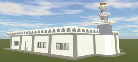 مسجد وبئر 144م2